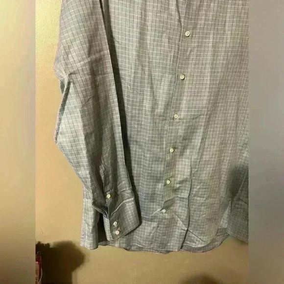 ARMANI COLLEZIONI Blue Button up/down Dress Collar Shirt Sz. 41/16 R - Picture 5 of 8